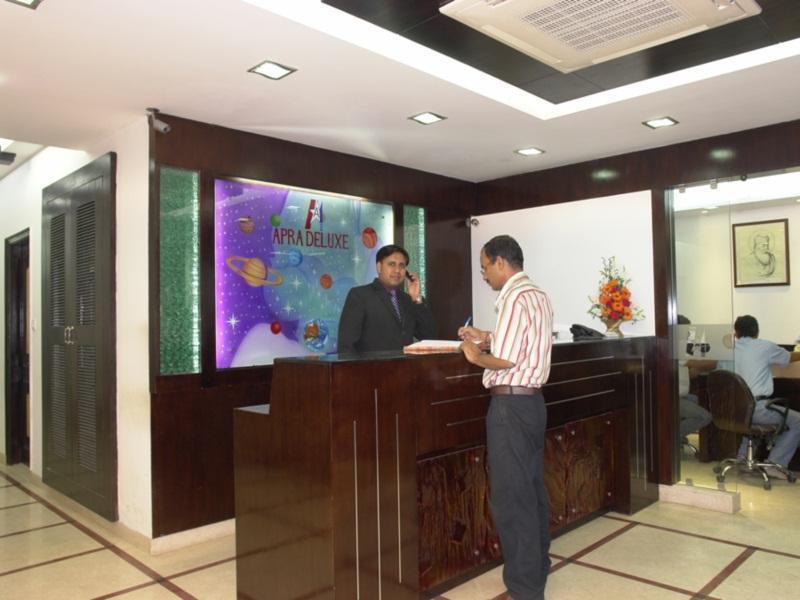 Hotel Apra Deluxe Neu-Delhi Interior foto